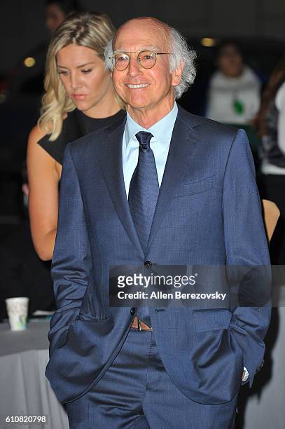 Actor/writer Larry David attends Los Angeles Philharmonic's 2016/17 Opening Night Gala: Gershwin and the Jazz Age at Walt Disney Concert Hall on...
