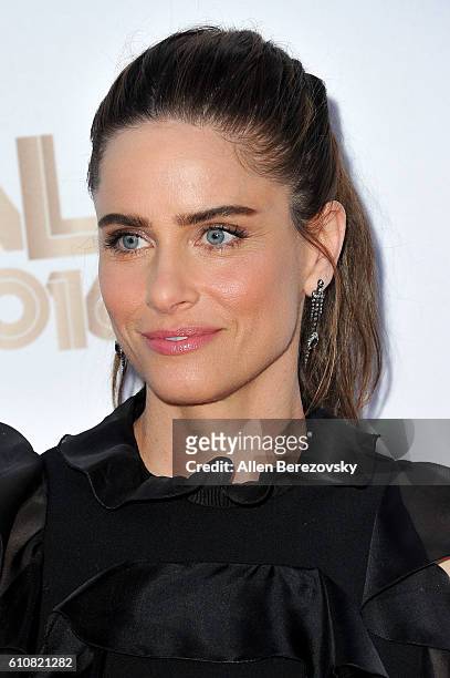 Actress Amanda Peet attends Los Angeles Philharmonic's 2016/17 Opening Night Gala: Gershwin and the Jazz Age at Walt Disney Concert Hall on September...