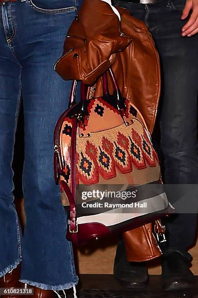 Model Christie Brinkley is seen walking in Soho on September 27, 2016 in New York City.