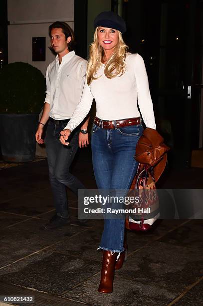 Model Christie Brinkley is seen walking in Soho on September 27, 2016 in New York City.