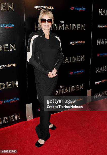 Joanna Cassidy attends the premiere of Amazon Studios 'The Handmaiden' at ArcLight Hollywood on September 27, 2016 in Hollywood, California.