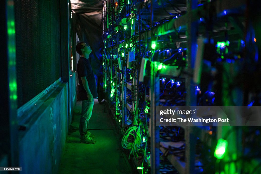 Inside a Chinese bitcoin mine