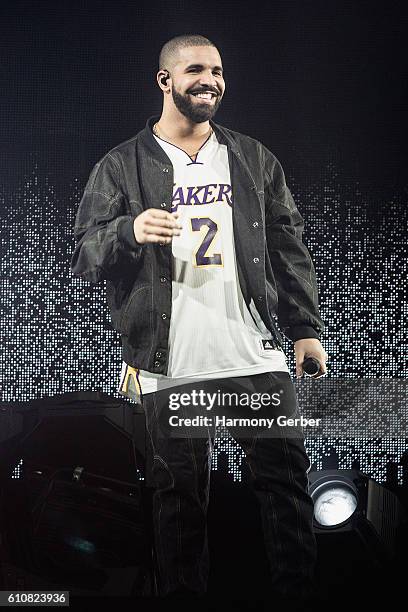 Drake performs at The Forum on September 27, 2016 in Inglewood, California.