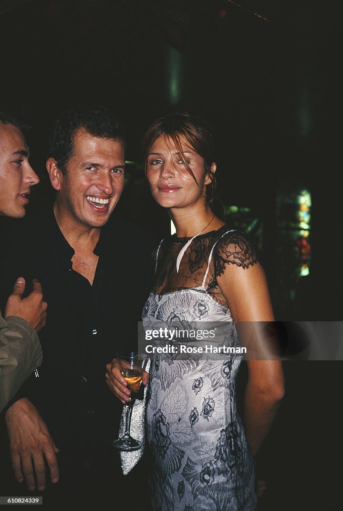 Mario Testino And Helena Christensen