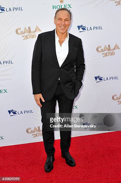 Jewelry designer attends Los Angeles Philharmonic's 2016/17 Opening Night Gala: Gershwin and the Jazz Age at Walt Disney Concert Hall on September...