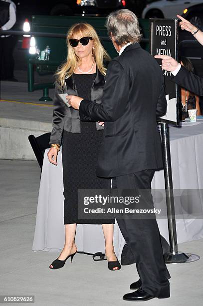 Actress Rosanna Arquette and husband Todd Morgan attend Los Angeles Philharmonic's 2016/17 Opening Night Gala: Gershwin and the Jazz Age at Walt...