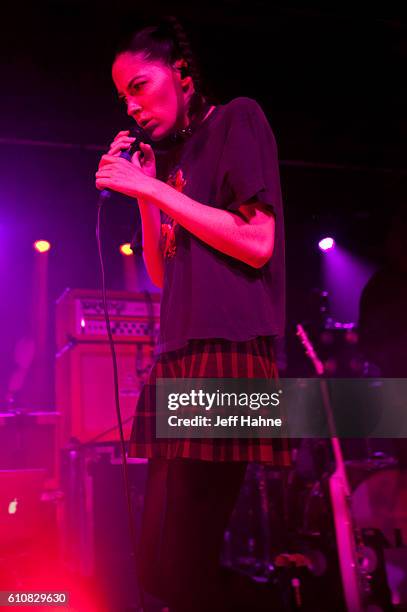 Singer Bishop Briggs performs at The Underground on September 27, 2016 in Charlotte, North Carolina.