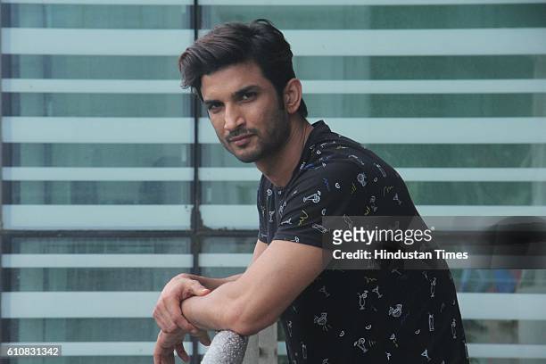 Bollywood actor Sushant Singh Rajput during an exclusive interview... News  Photo - Getty Images