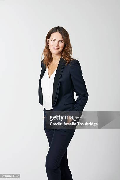 Journalist and writer Elizabeth Day is photographed for ES magazine on May 15, 2015 in London, England.