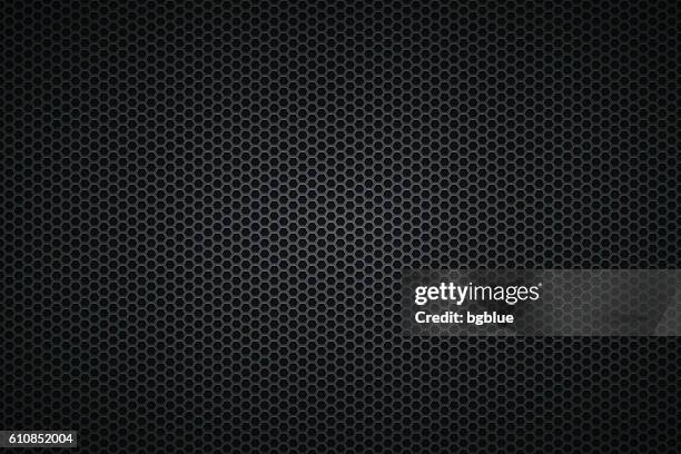 ilustrações de stock, clip art, desenhos animados e ícones de metallic texture - metal grid on wide background - industria metálica