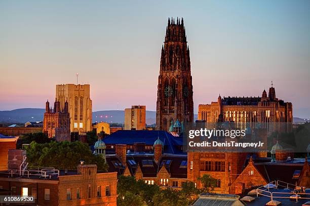 università di yale - yale university foto e immagini stock