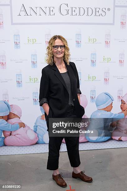 Australian photographer Anne Geddes presents 'Bebes & Mamas' Fragrances at 'Espacio Las Aguas' on September 28, 2016 in Madrid, Spain.