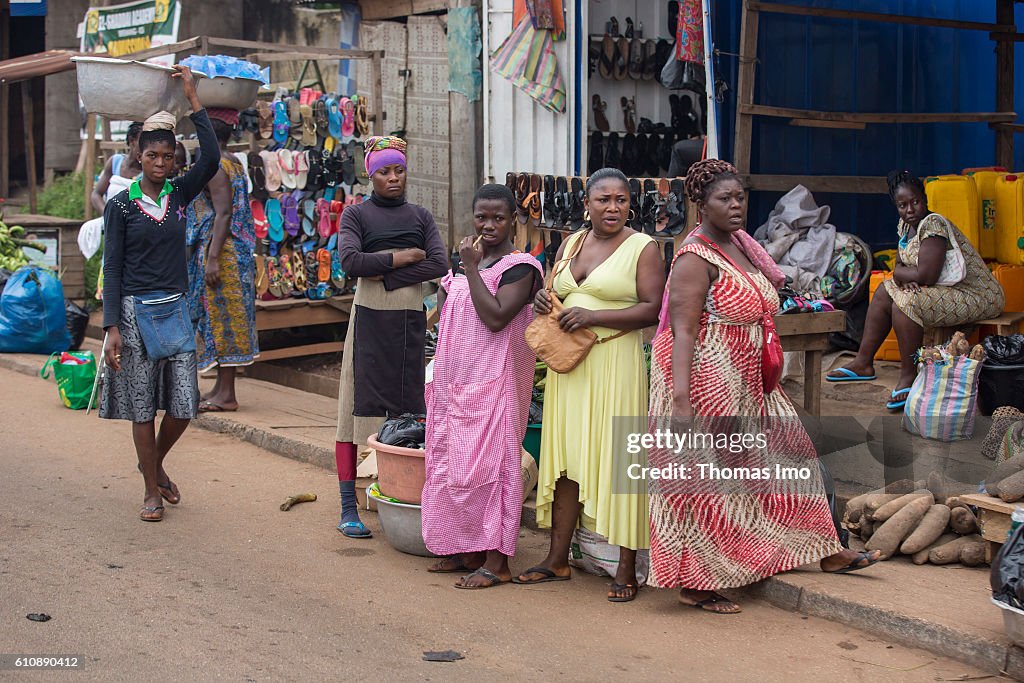 Street scene in Kumasi, Ghana