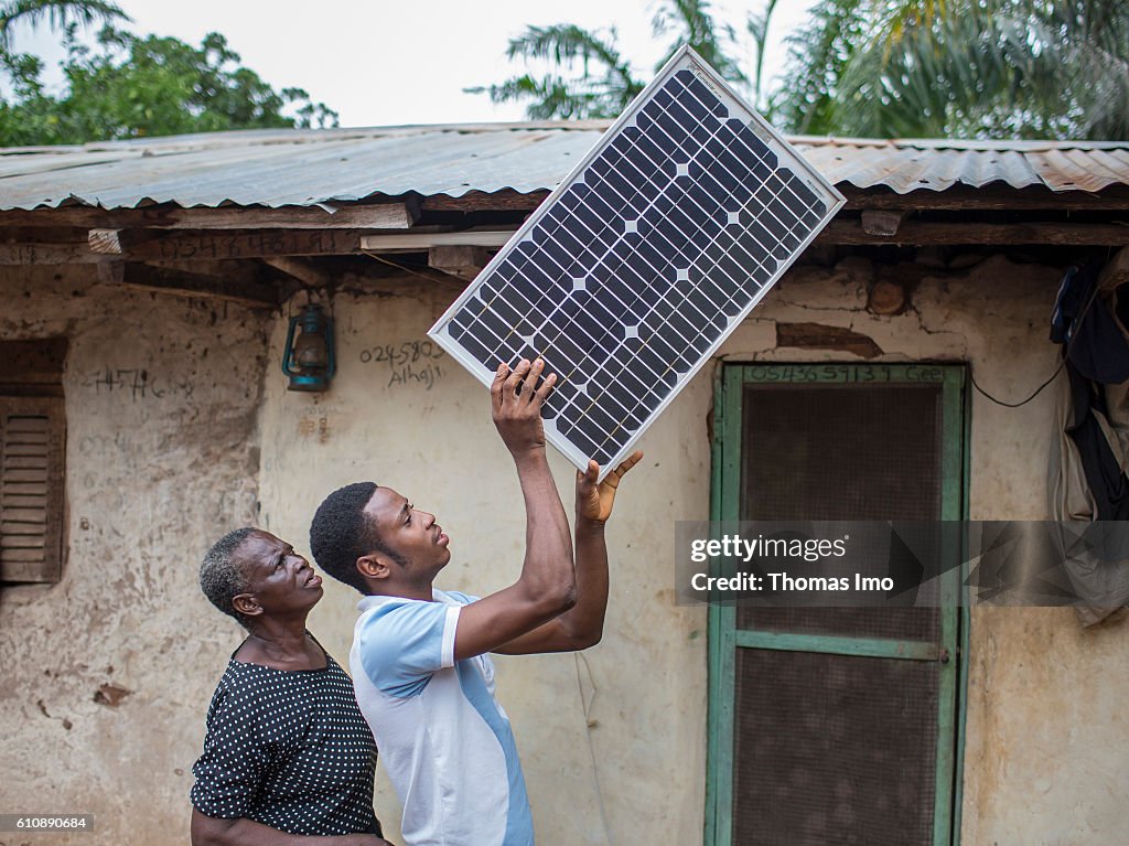 Generation of solar power in Ghana
