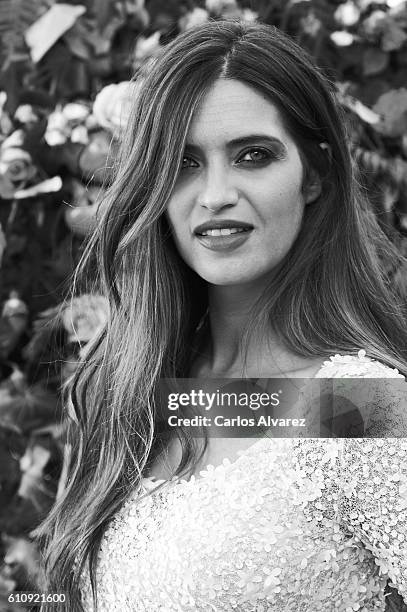 Sara Carbonero is presented as the new face of Johnson's Vita Rich at Room Mate Oscar Hotel on September 28, 2016 in Madrid, Spain.