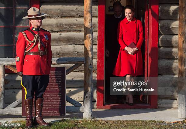DCatherine, Duchess of Cambridge visits the MacBride Museum on September 28, 2016 in Whitehorse, Canada.
