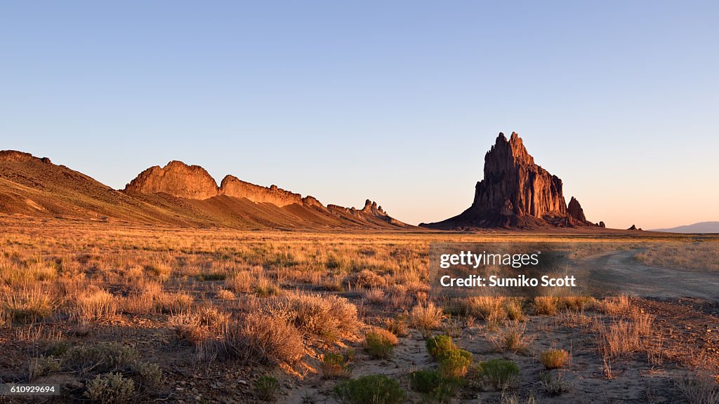 Shiprock at Sunrise, New Mexico