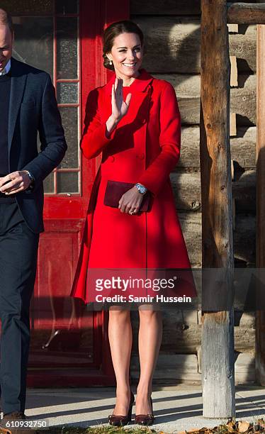 Catherine, Duchess of Cambridge visits the MacBride Museum on September 28, 2016 in Whitehorse, Canada.