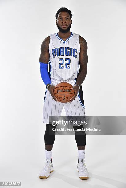 Branden Dawson of the Orlando Magic poses for a portrait during NBA Media Day on September 26, 2016 at Amway Center in Orlando, Florida. NOTE TO...