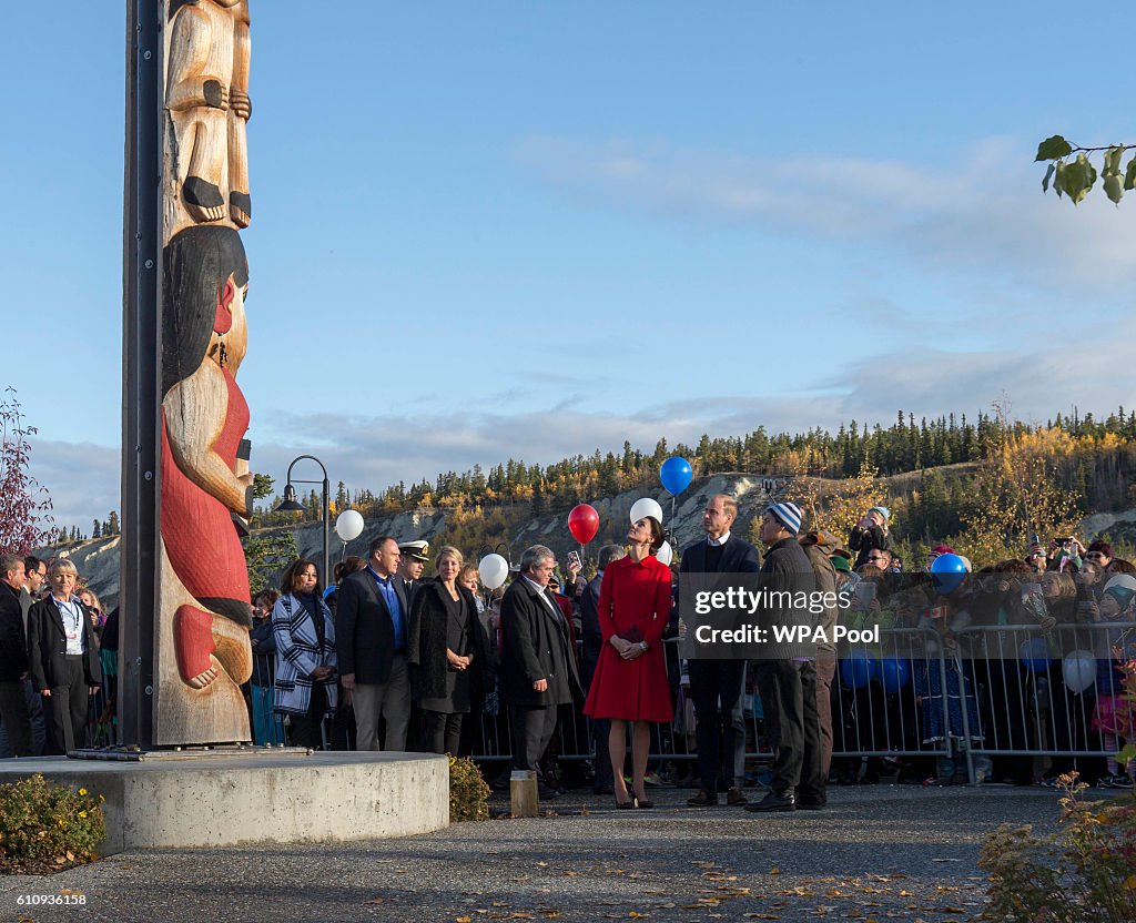 2016 Royal Tour To Canada Of The Duke And Duchess Of Cambridge - Whitehorse And Carcross