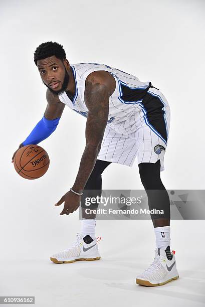 Branden Dawson of the Orlando Magic poses for a portrait during NBA Media Day on September 26, 2016 at Amway Center in Orlando, Florida. NOTE TO...