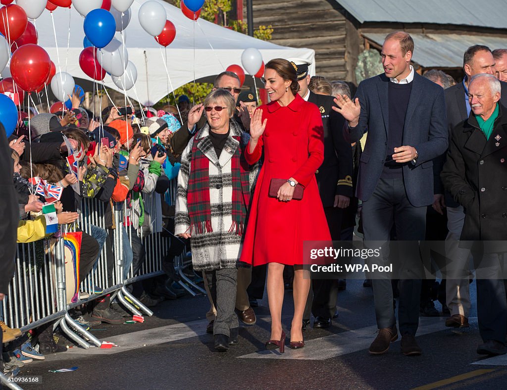 2016 Royal Tour To Canada Of The Duke And Duchess Of Cambridge - Whitehorse And Carcross