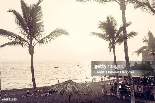 "puerto de naos" beach (la palma island. canaries. spain) - puerto naos stock pictures, royalty-free photos & images