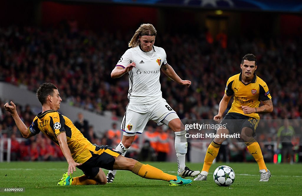 Arsenal FC v FC Basel 1893 - UEFA Champions League