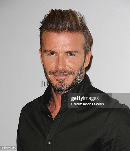 David Beckham launches the new H&M Modern Essentials campaign at H&M on September 26, 2016 in Los Angeles, California.