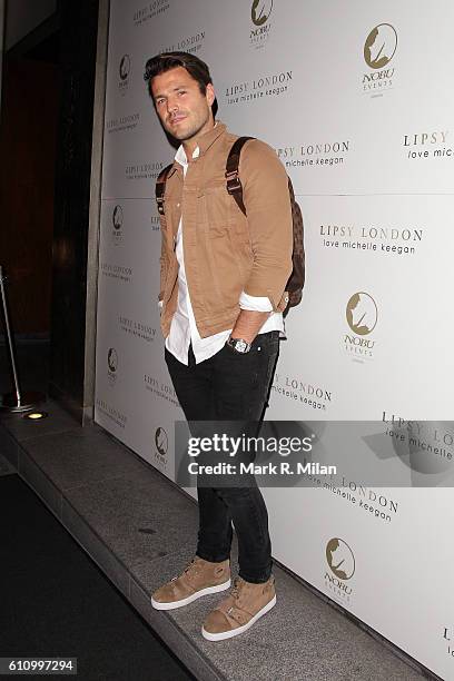 Mark Wright at Nobu Berkeley Street for the Lipsy party on September 28, 2016 in London, England.