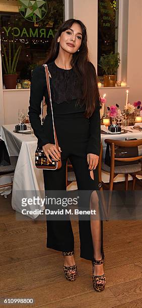 Zara Martin attends Bobbi Brown Cosmetics 25th Anniversary dinner at Farmacy on September 28, 2016 in London, England.
