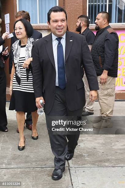 Joe Avila, GM of Hispanic Programs Ford Motor Company Foundation attends the Latin Grammy en las Escuelas Mexico 2016 at Escuela Secundaria Tecnica...