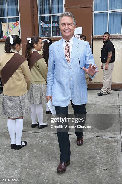 Manolo Diaz, Vice President of the Latin Grammy Cultural Foundation attends the Latin Grammy en las Escuelas Mexico 2016 at Escuela Secundaria...