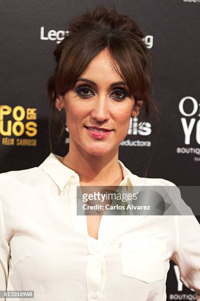 Ana Morgade attends 'El Tiempo De Los Monstruos' premiere at Palacio de la Prensa cinema on September 28, 2016 in Madrid, Spain.