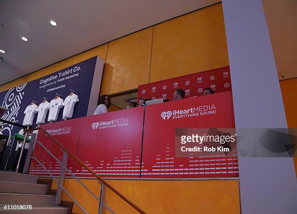 View of iHeart Media at Times Center Hall during 2016 Advertising Week New York on September 28, 2016 in New York City.