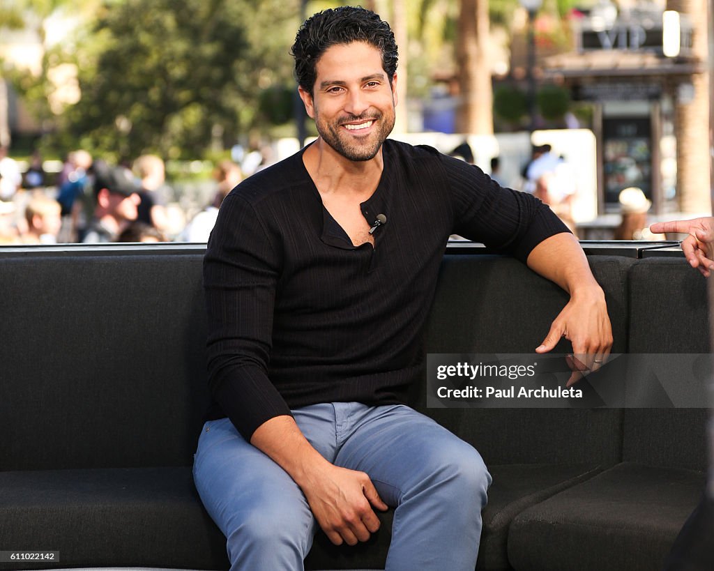 Adam Rodriguez Visits "Extra"
