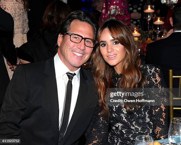 Dr. Howard Sobel and Brittney Hershkowitz attend China Institute 90th Anniversary Gala at Cipriani on September 27, 2016 in New York City.