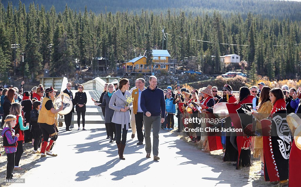 2016 Royal Tour To Canada Of The Duke And Duchess Of Cambridge - Whitehorse And Carcross