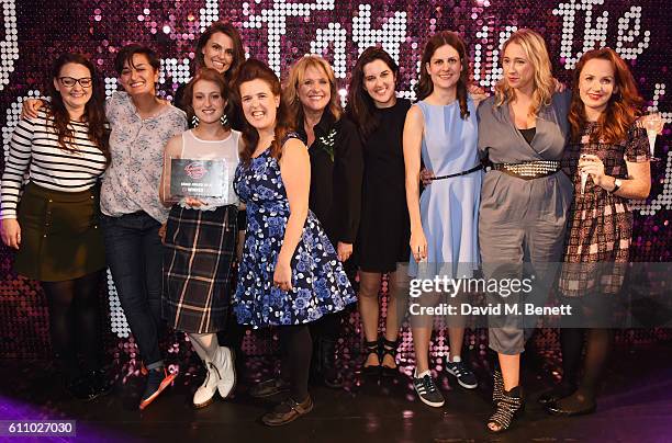 Rivka Uttley, Zoe Lyons, Harriet Braine, Ellie Taylor, Rosie Jones, Sara Pascoe, Rose Robinson, Catherine Bohart, Tiff Stevenson and Micky Overman...