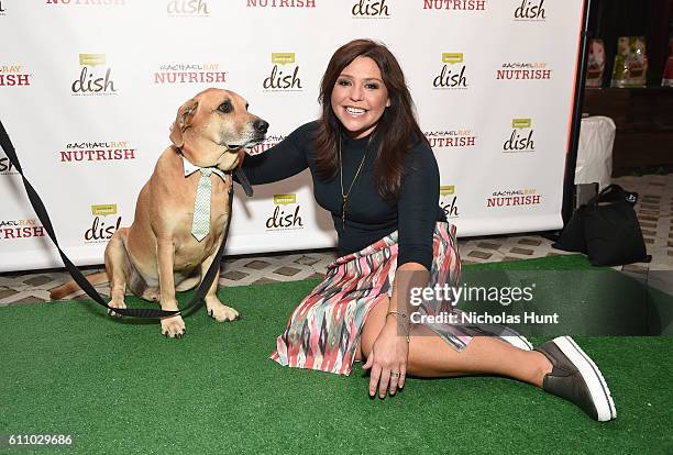 Television personality Rachael Ray attends the launch and celebration of Rachael Ray's Nutrish DISH with a puppy party on September 28, 2016 in New...