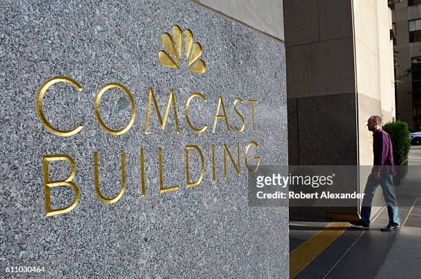 August 26, 2016: The Comcast Building in Midtown Manhattan is the corporate name of 30 Rockefeller Plaza, one of New York City's most iconic...