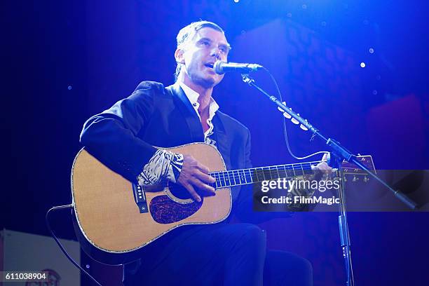 Musician Gavin Rossdale performs onstage at the 2016 Clio Awards at the American Museum of Natural History on September 28, 2016 in New York City.