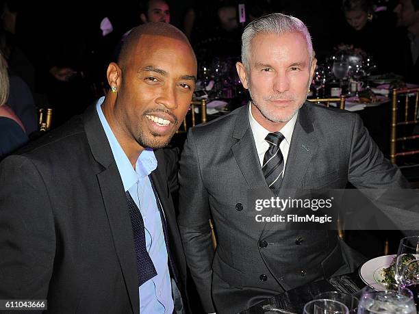 Montell Jordan and Baz Luhrmann attend the 2016 Clio Awards at the American Museum of Natural History on September 28, 2016 in New York City.