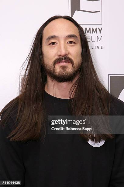 Musician Steve Aoki attends Up Close & Personal: Steve Aoki at The GRAMMY Museum on September 28, 2016 in Los Angeles, California.