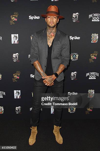 Anthony Michaels attends the 100th Episode Party For "Ink Master" at NeueHouse Hollywood on September 28, 2016 in Los Angeles, California.