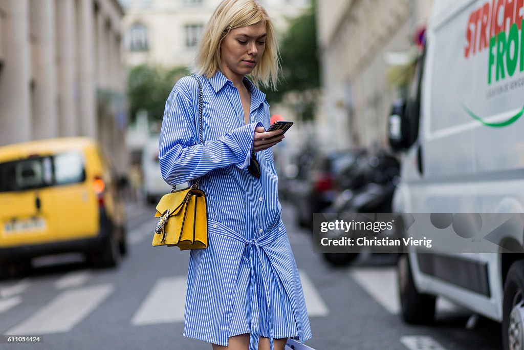 Street Style : Day Two Paris Fashion Week Spring/Summer 2017