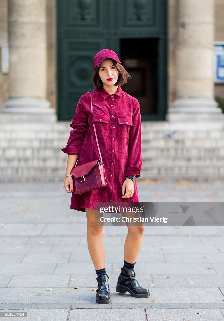 Street Style : Day Two Paris Fashion Week Spring/Summer 2017