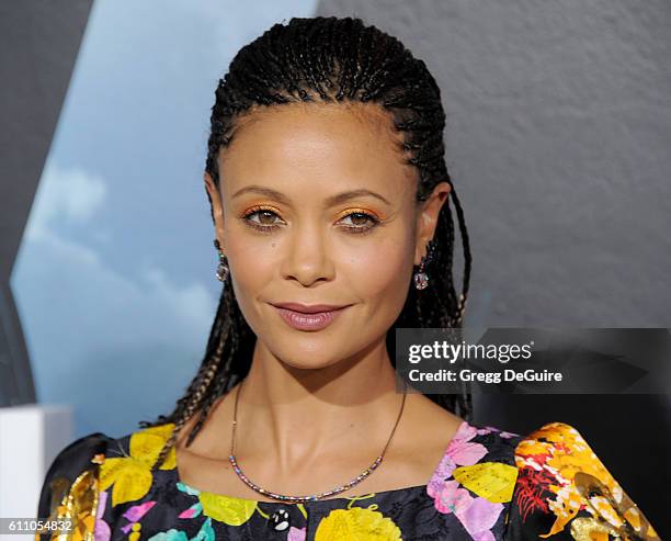 Actress Thandie Newton arrives at the premiere of HBO's "Westworld" at TCL Chinese Theatre on September 28, 2016 in Hollywood, California.