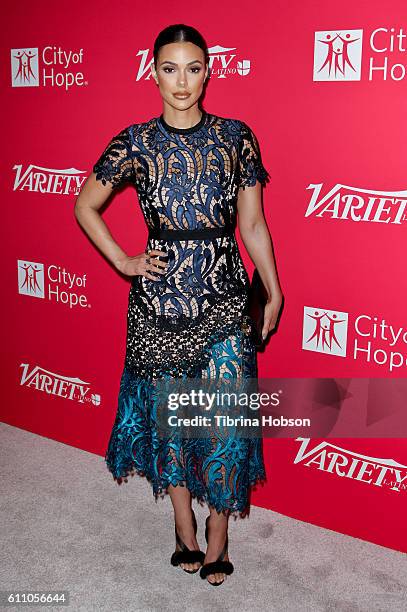 Anabelle Acosta attends Variety's 10 Latinos to watch event at The London West Hollywood on September 28, 2016 in West Hollywood, California.