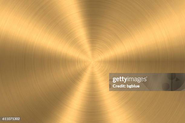 bronze or copper - circular brushed metal texture - copper texture background stock illustrations